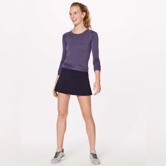 Lululemon Navy Blue Athletic Skirt 8 - Picture 1 of 6